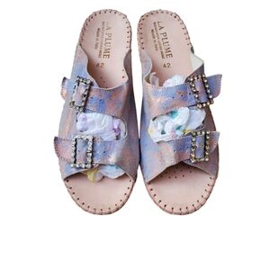 LA PLUME Italy metallic sandals